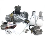 Original DLE120 120CC Benzinmotor UAV Power System 180W Auspuff 120CC Zweizylinder-Stromer zeugung system